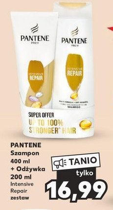 Szampon + od偶ywka do w艂os贸w intensywna regeneracja Pantene pro-v promocja