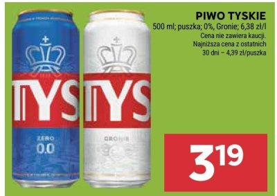 Piwo Tyskie promocja w Stokrotka