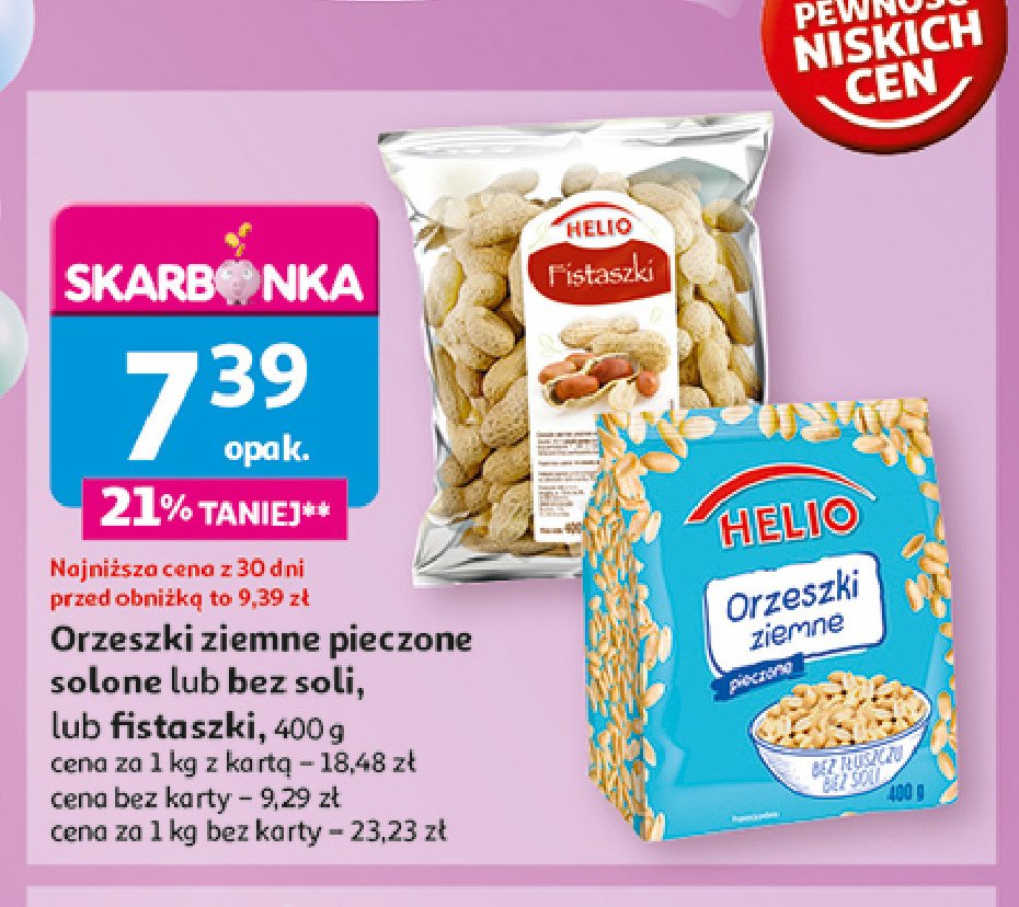 Fistaszki Helio promocja w Auchan