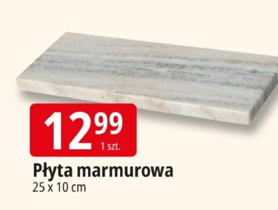 Płyta marmurowa 25 x 10 cm promocja w Leclerc