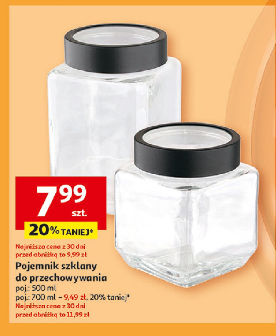 Pojemnik szklany 500 ml promocja