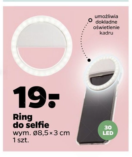Ring do selfie 8.5 x 3 cm promocja