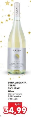Wino TERRE SICILIANE białe wytrawne 0,75 l  promocja w Kaufland