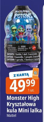 Monster High Kryształowa kula Mini lalka Mattel promocja w Leclerc