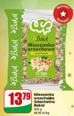 Mieszanka orzechowa Szlachetna Bakal promocja w Dino