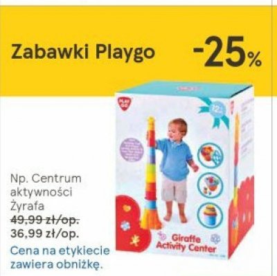 Centrum aktywności żyrafa promocja
