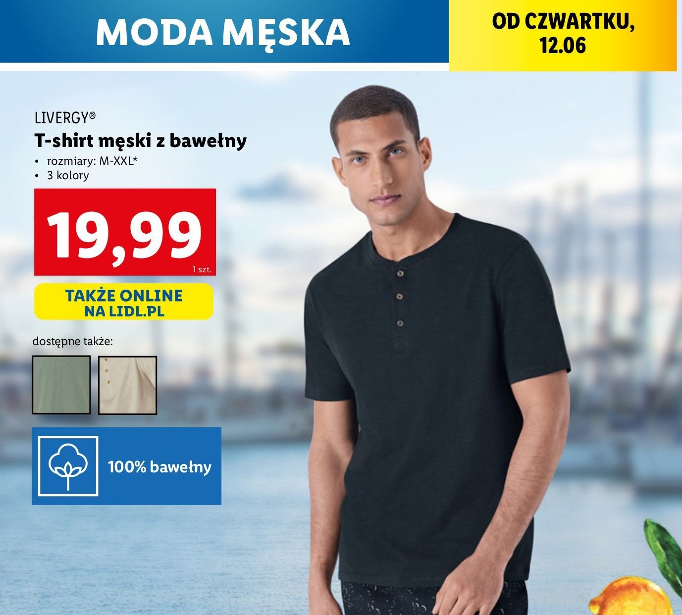T-shirt męski m-xxl Livergy promocja