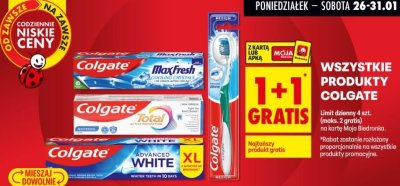 Pasta do zębów Total promocja w Biedronka