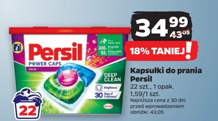 Kapsułki do prania deep clean color promocja