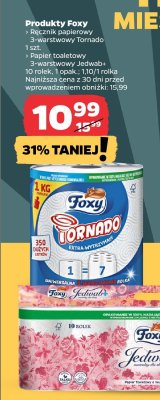 Ręcznik papierowy Foxy Tornado 3-warstwowy 1 szt. promocja w Netto
