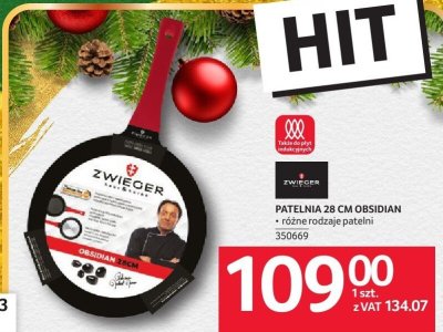 Patelnia 28 cm Obsidian różne rodzaje patelni promocja w Selgros