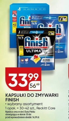 Kapsułki do zmywarki Finish promocja w Chata Polska
