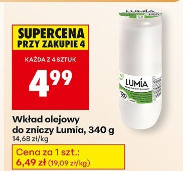 Wkład olejowy do zniczy Lumia, 340 g promocja w Biedronka