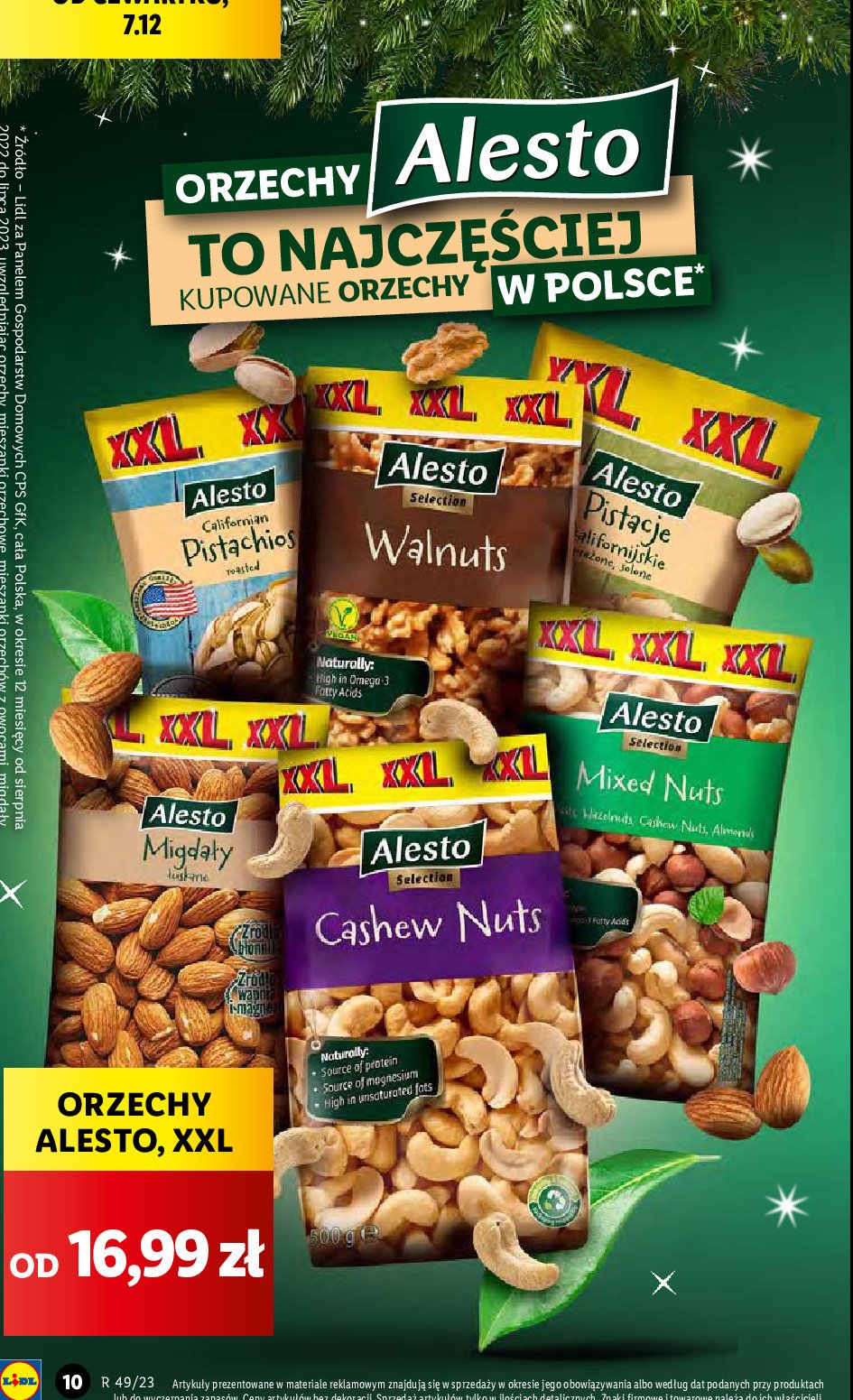 Pistacje bez soli Alesto promocja