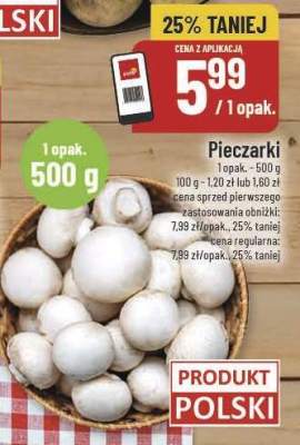 Pieczarki promocja w POLOmarket