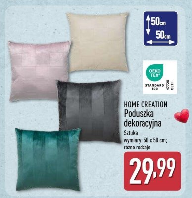 Poduszka dekoracyjna 50 x 50 cm promocja w Aldi
