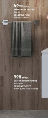 Szafka pod umywalkę wisząca promocja w Castorama