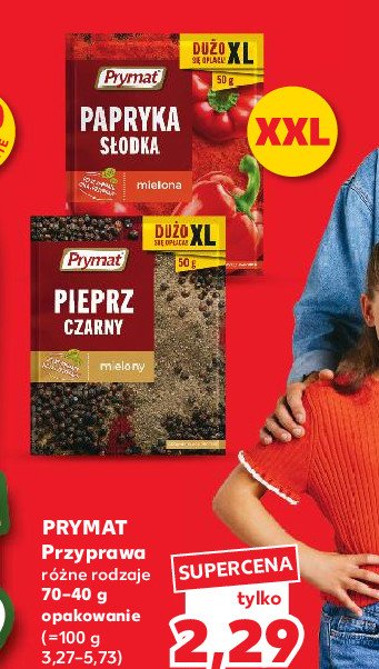 Pieprz czarny mielony Prymat promocja w Kaufland