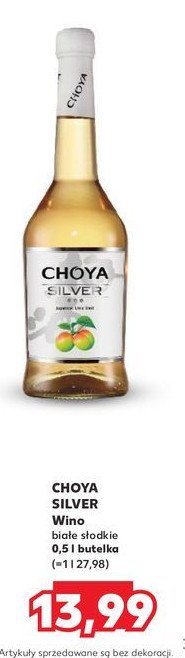 Wino Choya silver promocja w Kaufland