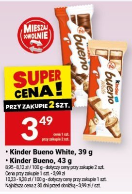 Kinder Bueno, 43 g promocja w Twój Market