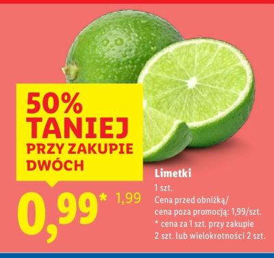 Limetki promocja w Lidl