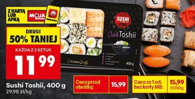 Zestaw sushi Toshii 400 g promocja w Biedronka