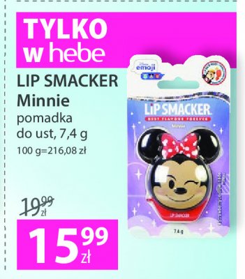 Błyszczyk do ust emoji minnie mouse strawberry Lip smacker promocja
