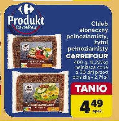 Chleb słoneczny Carrefour extra promocja