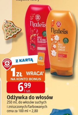 Odżywka do włosów Nateis promocja w Leclerc