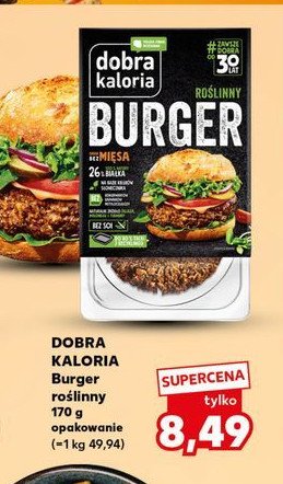 Burger roślinny Dobra kaloria promocja