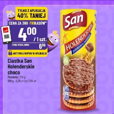 Ciastka San Holenderskie choco promocja w POLOmarket