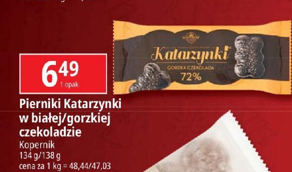 Pierniki w białej czekoladzie Kopernik katarzynki promocja