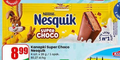 Kanapki Super Choco 4 szt. promocja w Dino