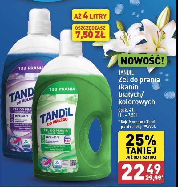 Żel do prania białego Tandil promocja