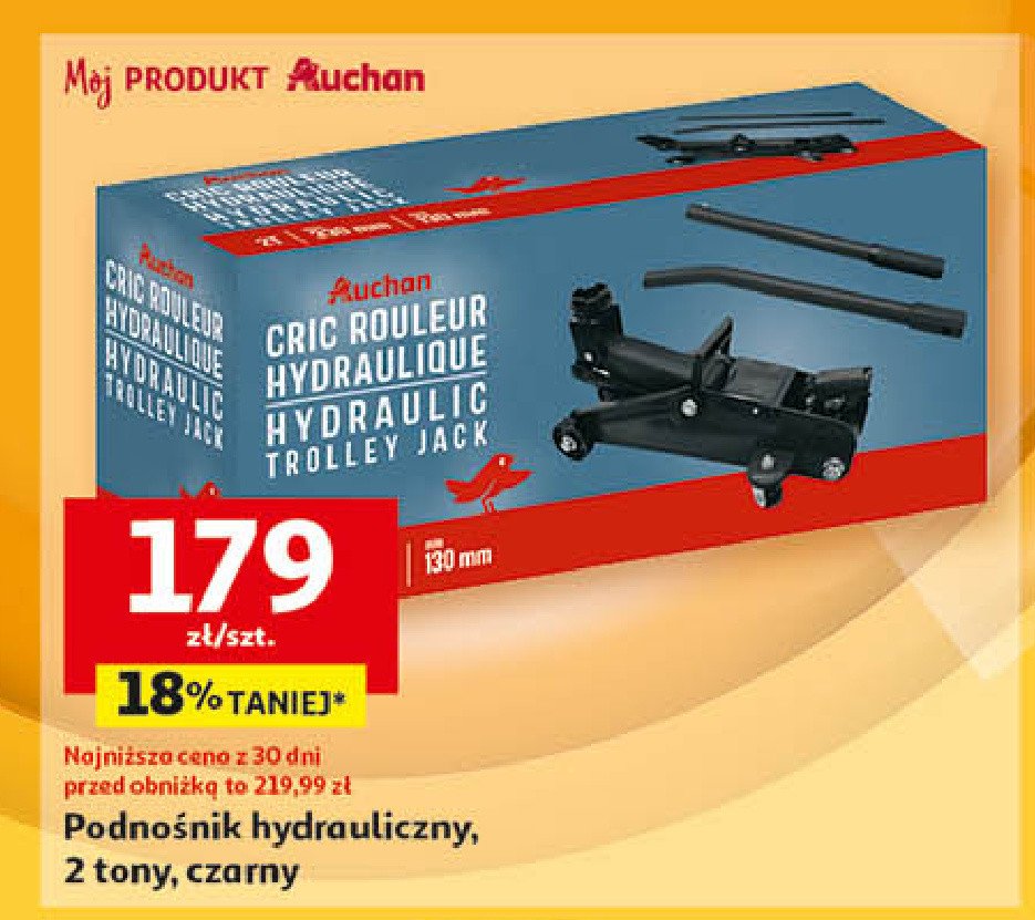 Podnośnik hydrauliczny Auchan promocja