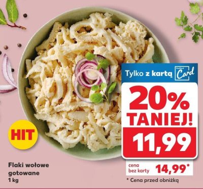 Flaki wołowe gotowane promocja w Kaufland