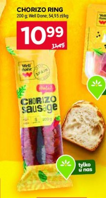 Chorizo Well done promocja