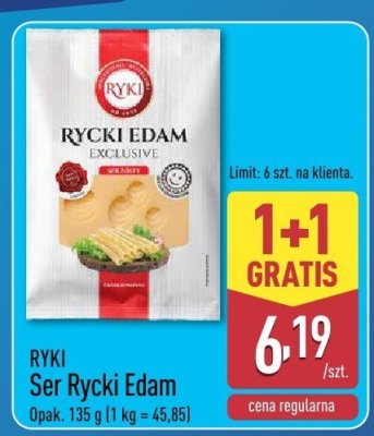 Ser Rycki Edam RYKI promocja w Aldi