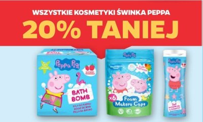 Wszystkie kosmetyki Świnka Peppa -20% promocja w Netto