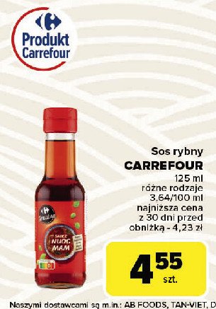 Sos rybny nuoc mam Carrefour promocja w Carrefour Market