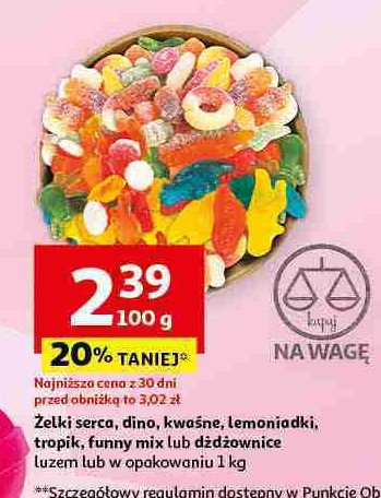 Żelki lemoniadki tropik promocja