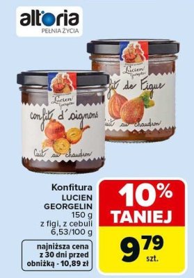 Konfitura Lucien Georgelin z figi, z cebuli promocja w Carrefour Market