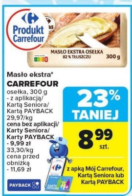 Mas艂o promocja w Carrefour