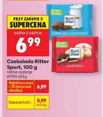 Czekolada 100g - różne rodzaje promocja w Biedronka