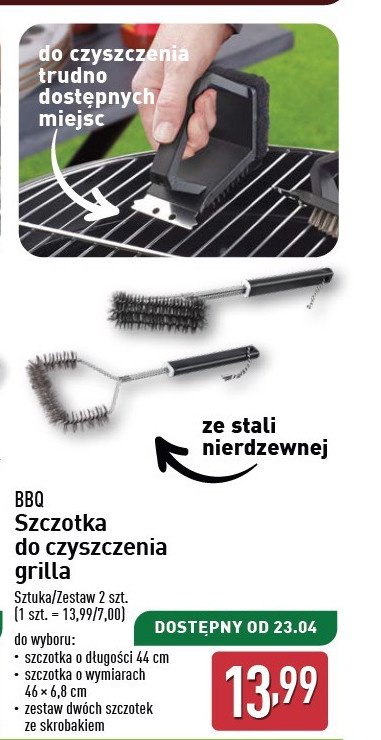 Szczotka do grilla 44 cm Bbq promocja