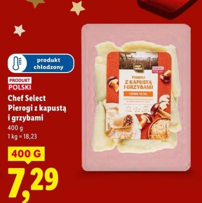 Pierogi z kapustą i grzybami promocja w Lidl