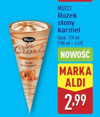 Rożek słony karmel Mucci promocja