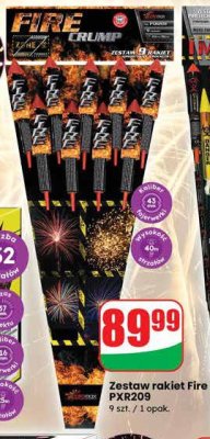 Zestaw rakiet Fire PXR209 promocja w Dino