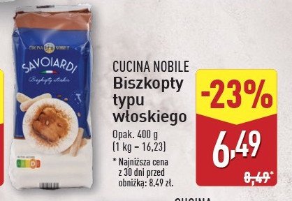 Biszkopty Cucina nobile promocja