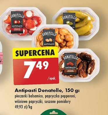Papryczki wiśniowe nadziewane serkiem Donatello antipasti promocja